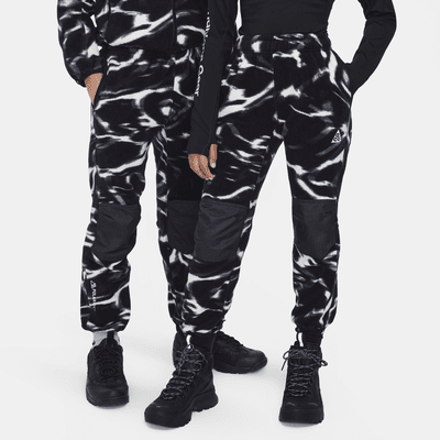 M 黒 ブラック ナイキ ACG ポーラテック ウルフツリー フリース パンツ NIKE ACG（ナイキエィシージー）の「NIKE ACG TF WOLF TREE PANT
